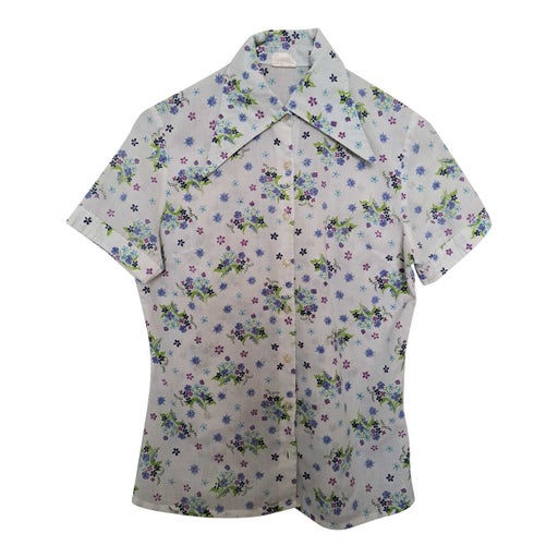 70's floral shirt