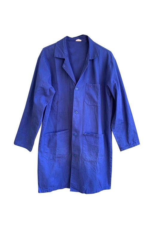 Blue work jacket