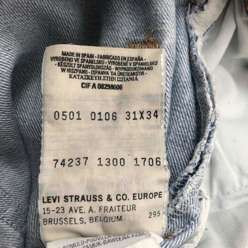 Levi&#39;s 501 W31L34 jeans