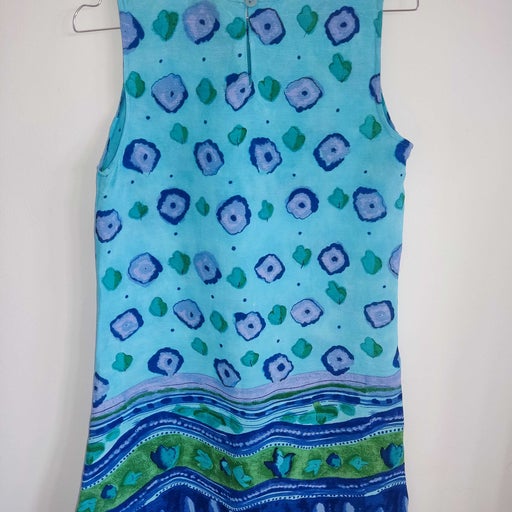 Patterned mini dress
