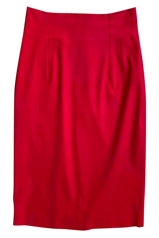 90's red skirt