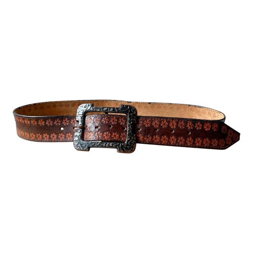 70's leather belt