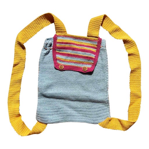 Mini sac à dos en crochet