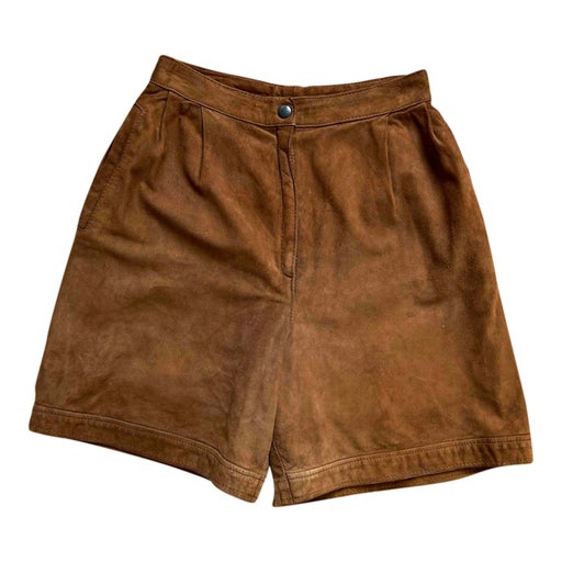 Suede shorts