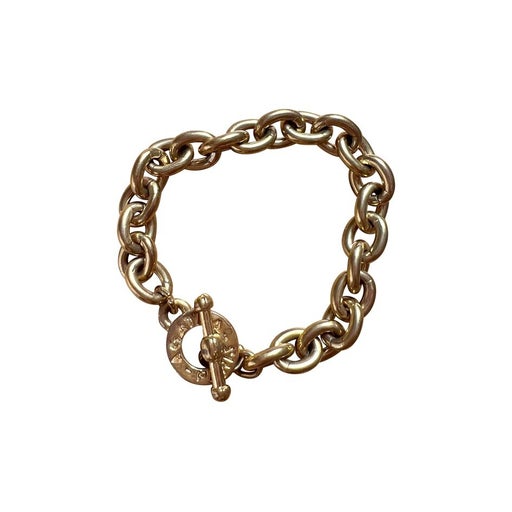 Golden links bracelet