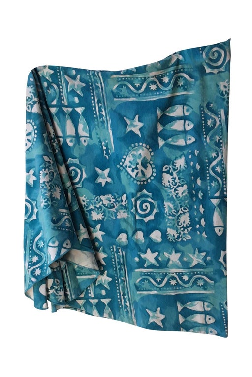 80's beach sarong