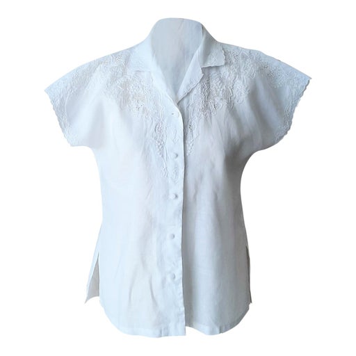 Linen embroidered shirt