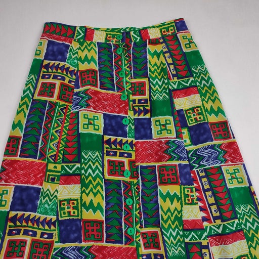80&#39;s buttoned skirt