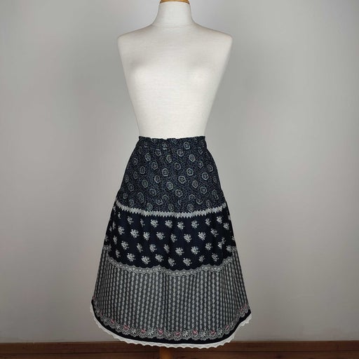70&#39;s floral skirt