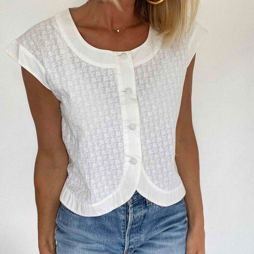 Cacharel buttoned top