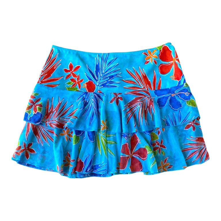 beach mini skirt