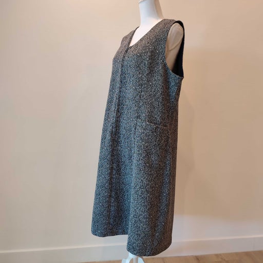 Gray midi dress