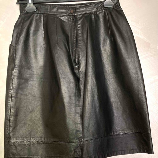 80&#39;s leather skirt