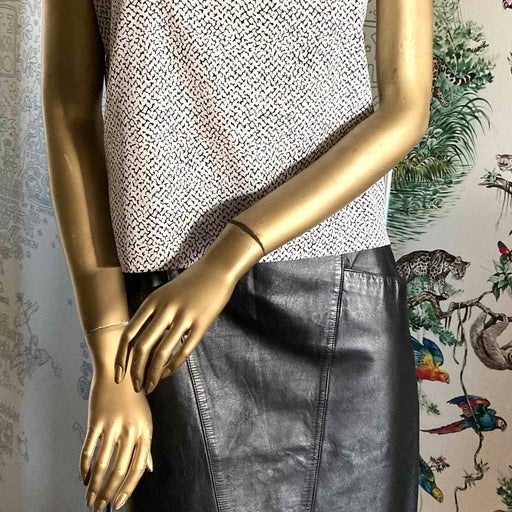 80&#39;s leather skirt