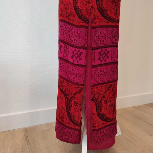 Long dress with patterns