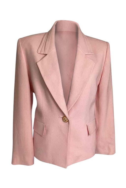 Pink wool blazer