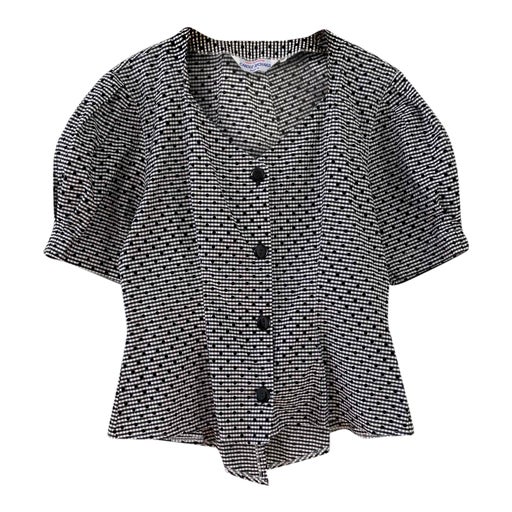 80's cotton blouse