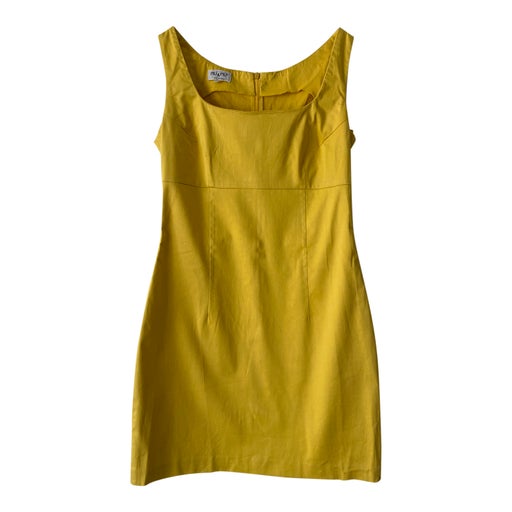 90&#39;s yellow dress
