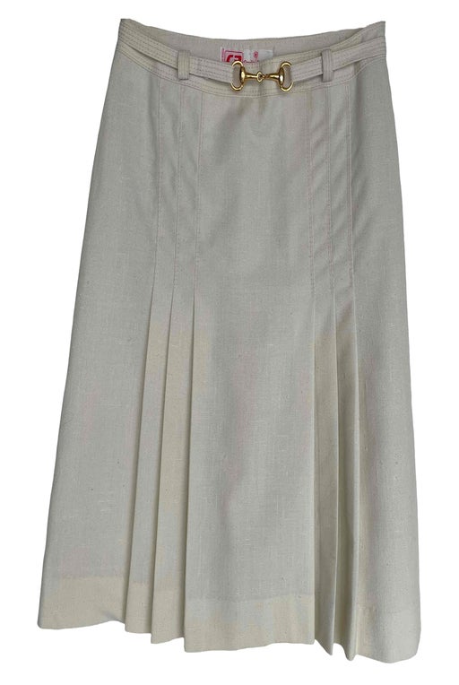 70's ecru skirt
