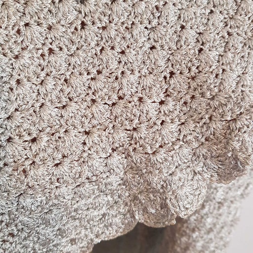 Crochet backless dress