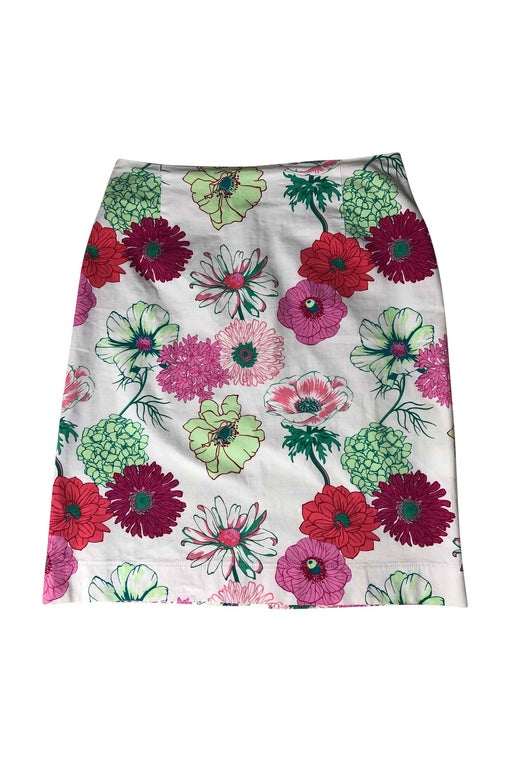 90's floral skirt
