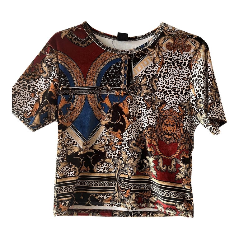 Crop top en velours