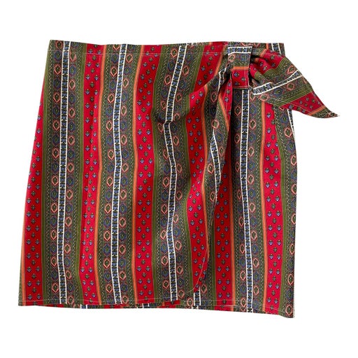 Provencal wrap skirt