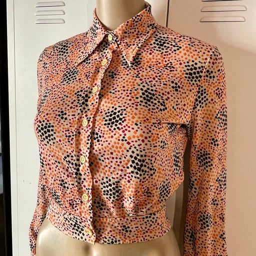 70's geometric shirt