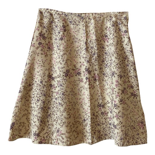90&#39;s floral mini skirt