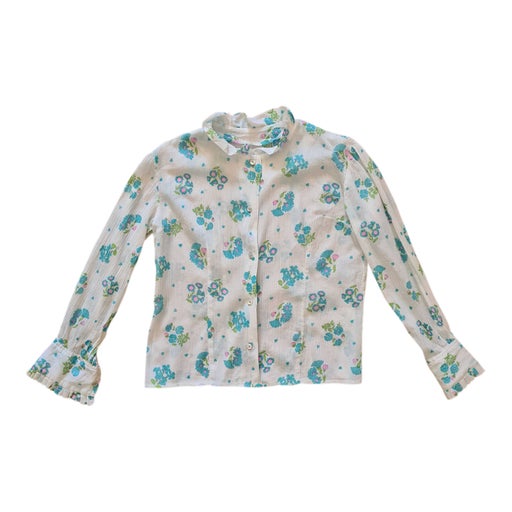 70's floral blouse