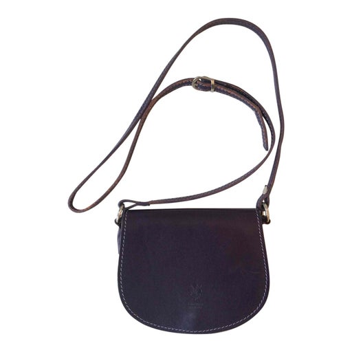 Leather shoulder bag