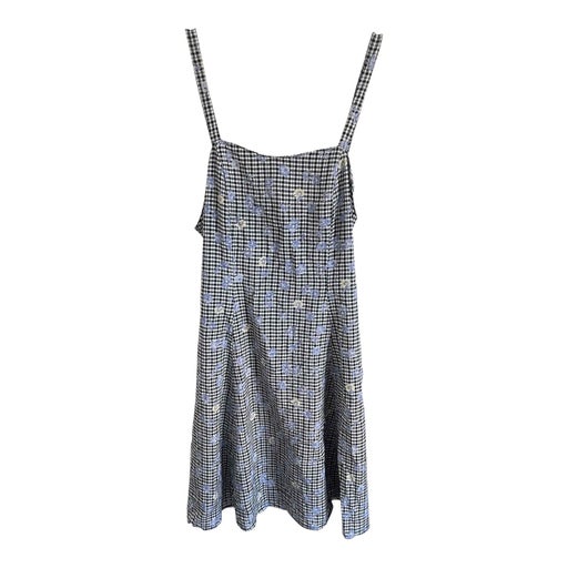 Floral gingham dress