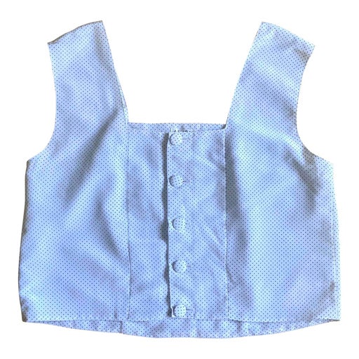 Crop top à pois