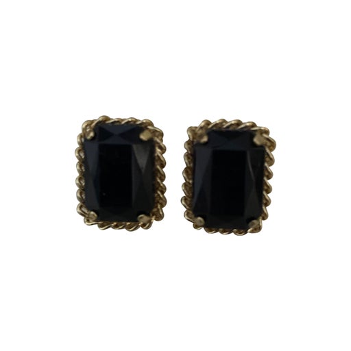 Boucles d’oreilles noires