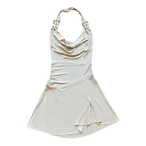 00's backless dress