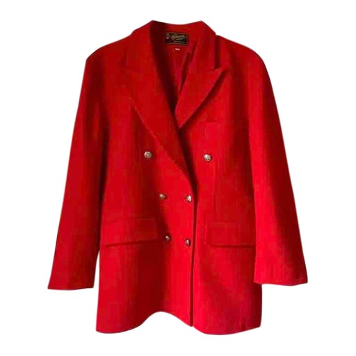 90&#39;s red coat