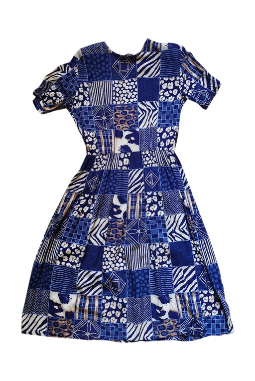 Cotton patchwork dress