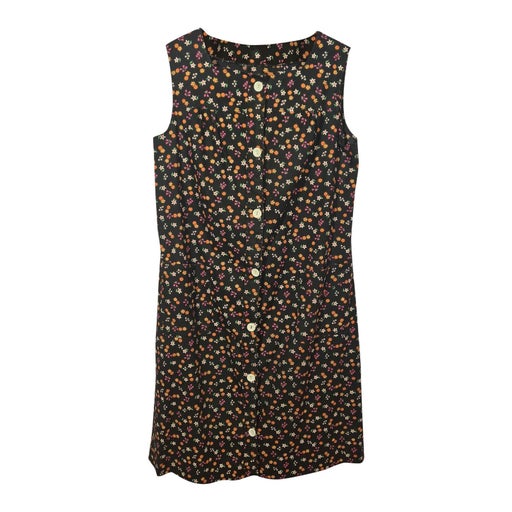 Buttoned cotton dress