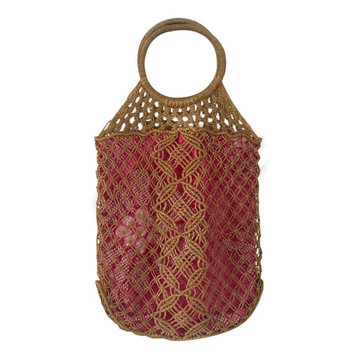 Sac en osier tressé