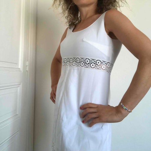 Mini robe brodée