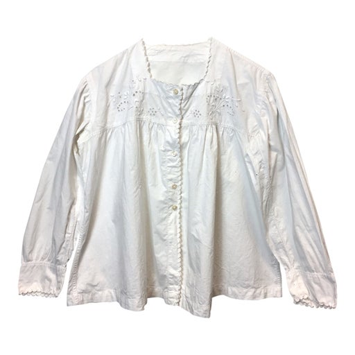 Embroidered cotton blouse