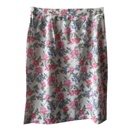 Jupe crayon à fleurs
