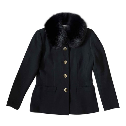 Wool and fur jacket