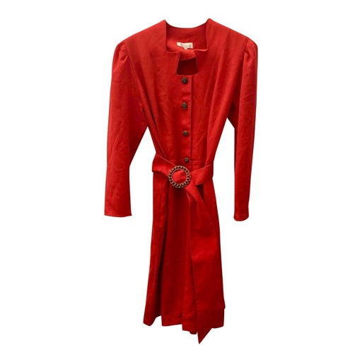 80's red dress