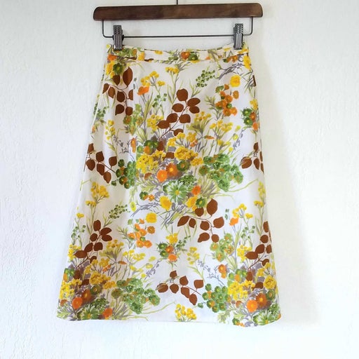 70's cotton skirt