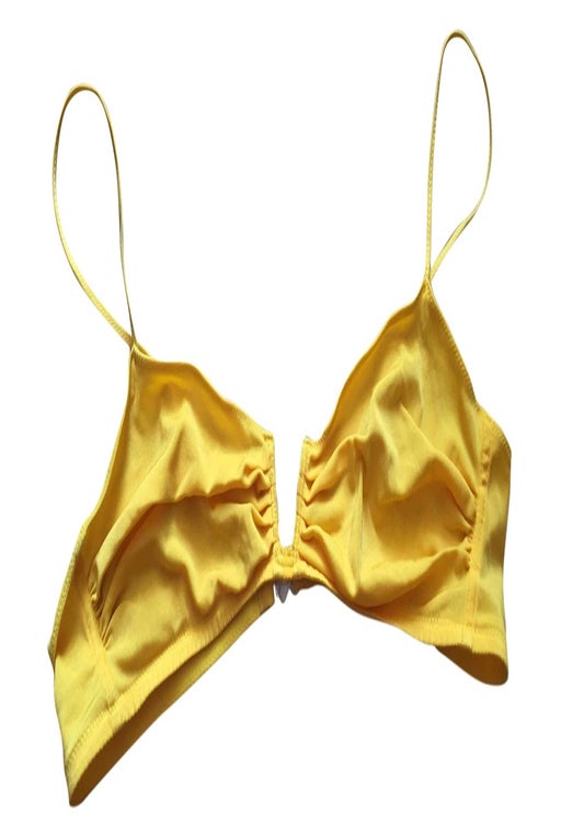 Yellow bikini top