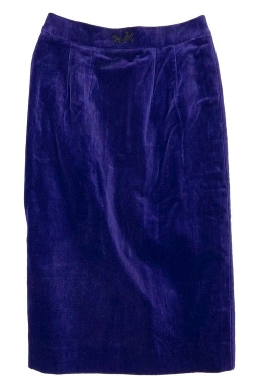 Velvet skirt