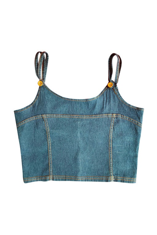 Denim crop top