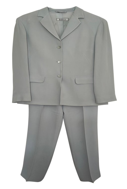 Light blue trouser suit