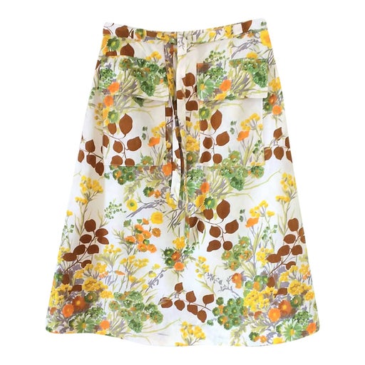 70's cotton skirt